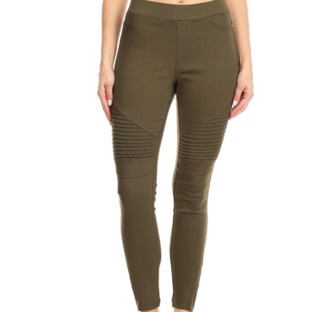 CLEARANCE ‼️5⭐️OLIVE MOTO - PANTS - Picture 3 of 6